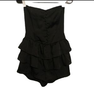 ☀️ Forever 21 Black Strapless Romper
